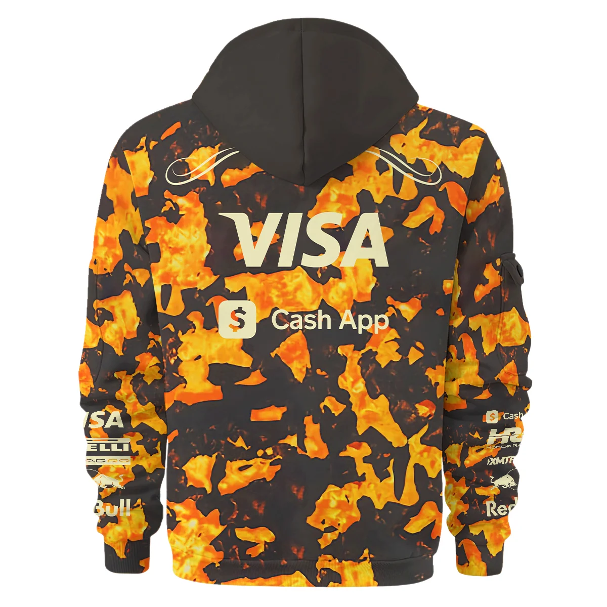 2025 United States GP Racing Bulls F1 Hoodie Half Zip BLVARCB281125AGPHDF - Image 3