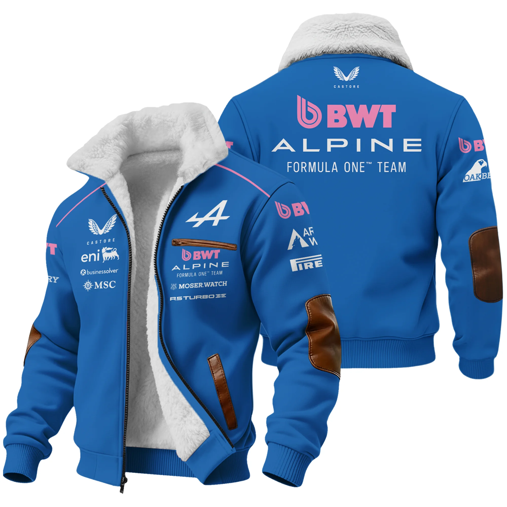 2026 Alpine F1 Teamwear Fleece Jacket BLVAALP020226A01FJ - Racing Lifestyle Clothing
