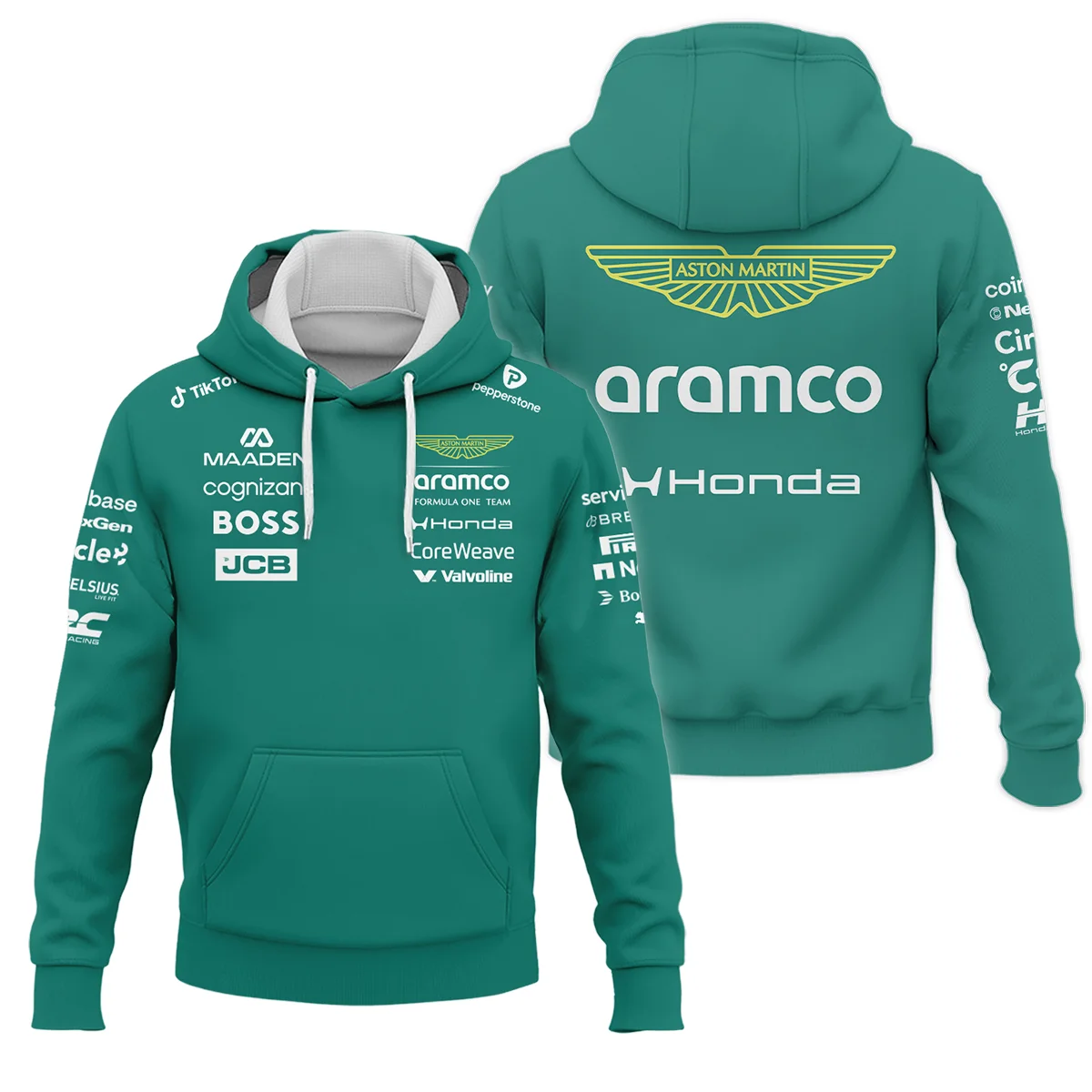 2026 Aston Martin F1 Teamwear Hoodie BLVAAM12226A1HD - Race Day Design