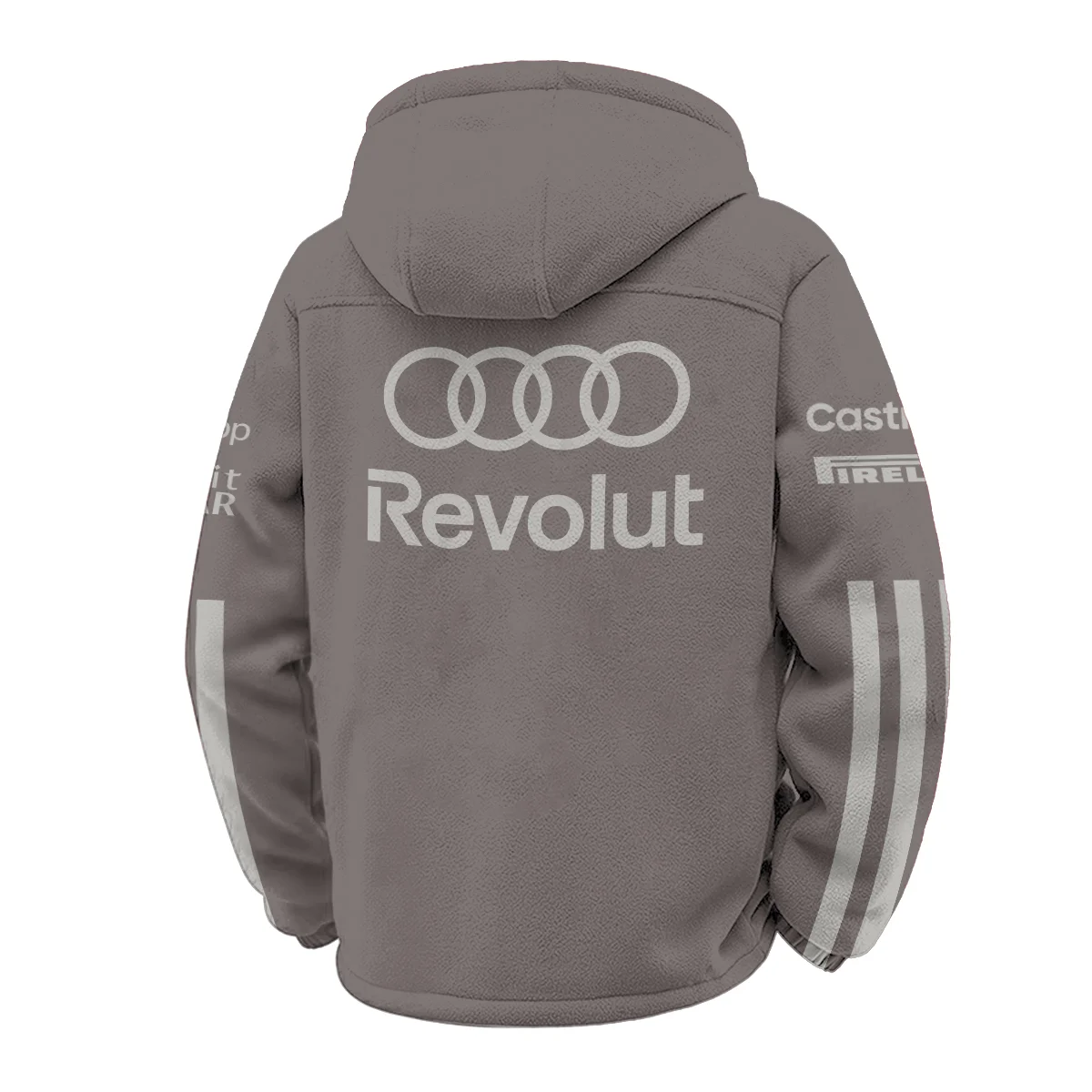 2026 Audi F1 Teamwear For Fans Winter Fleece Jacket BLVAAUDI230125A03WFJ - Image 3