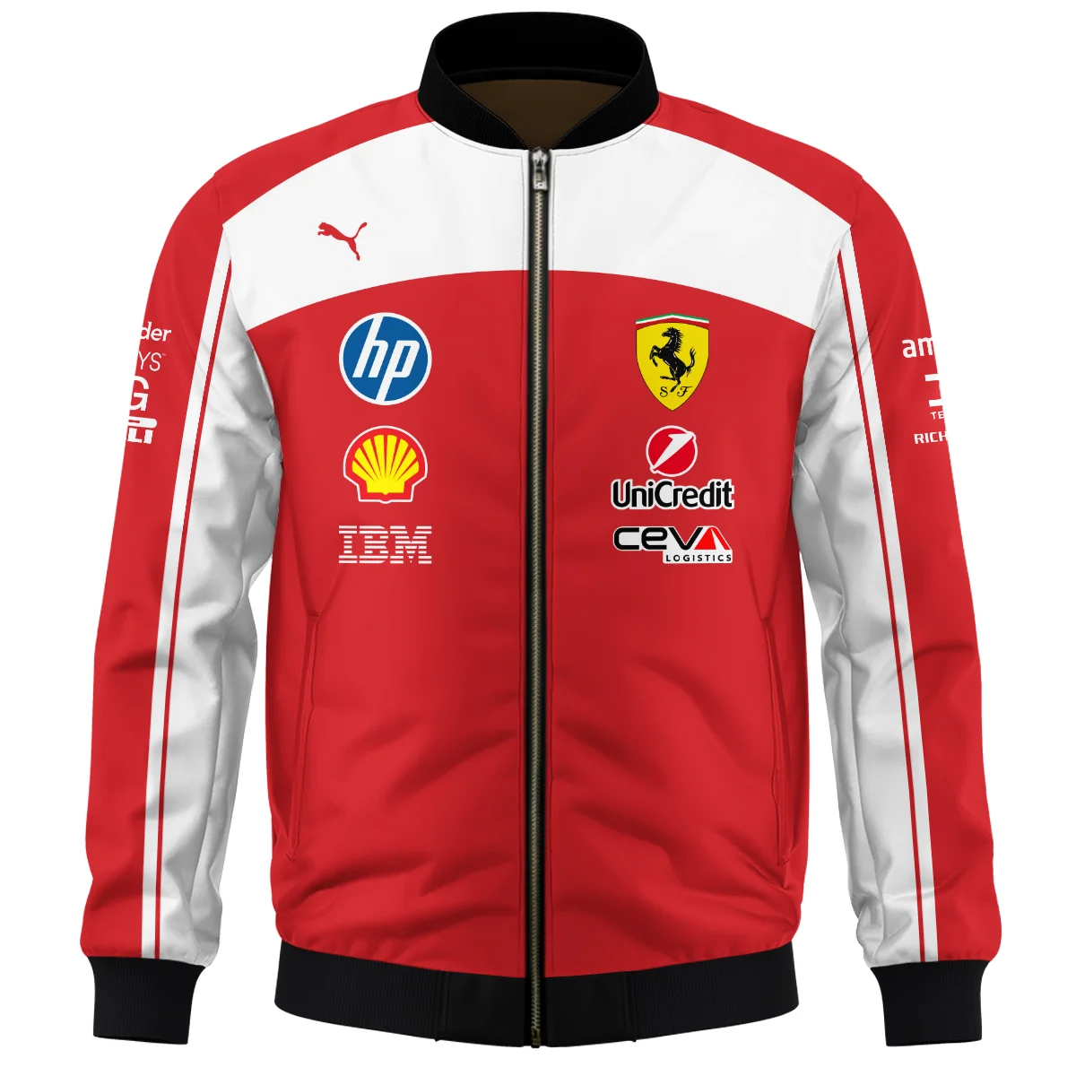 2026 Ferrari F1 Teamwear Bomber BLVAFRR2226A5BB - Image 2