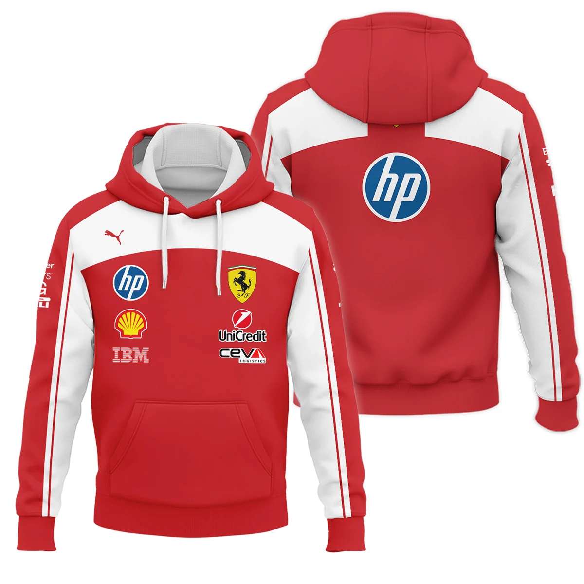 2026 Ferrari F1 Teamwear Hoodie BLVAFRR2226A5HD - Motorsport Lifestyle Wear
