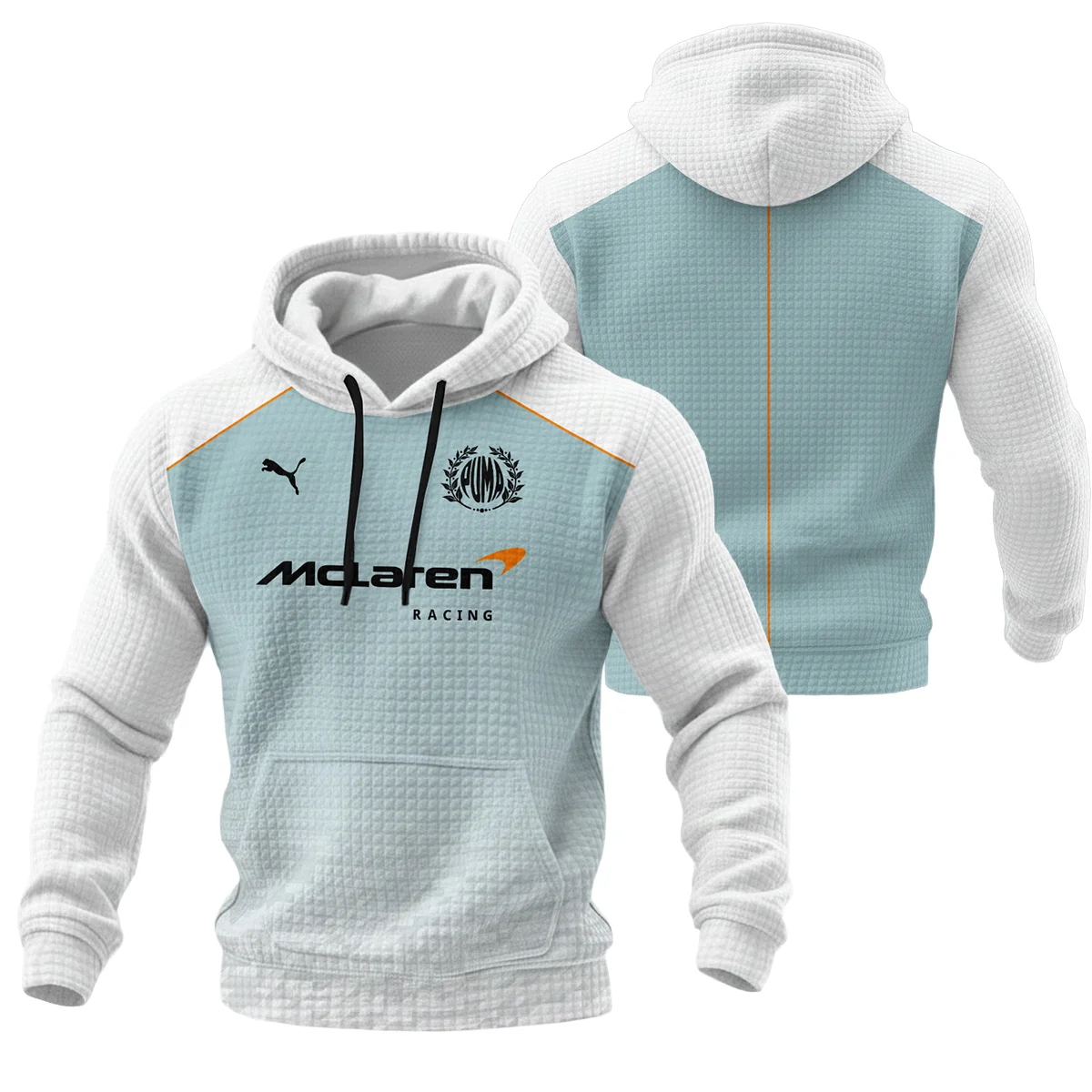2026 McLaren x F1 Teamwear For Fans Hoodie Quilted Waffle BLVAMCL230125A03HQW - Motorsport Apparel