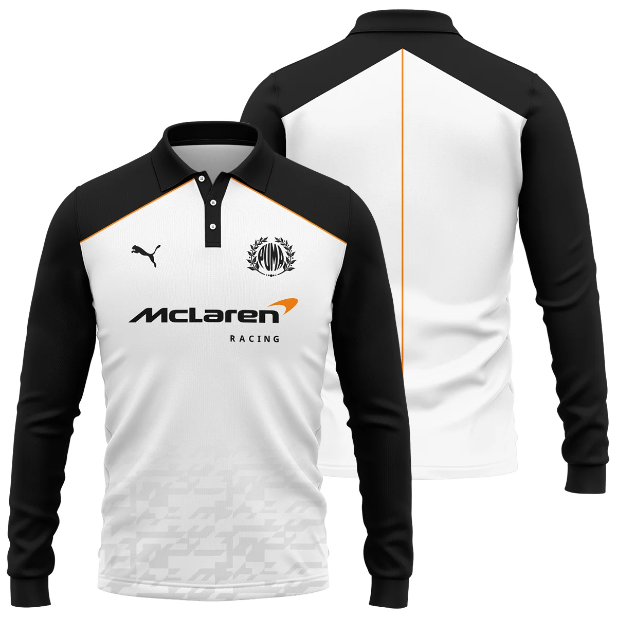 2026 McLaren x F1 Teamwear For Fans Long Polo Shirt BLVAMCL230125A02LPL - F1 Fan Gear