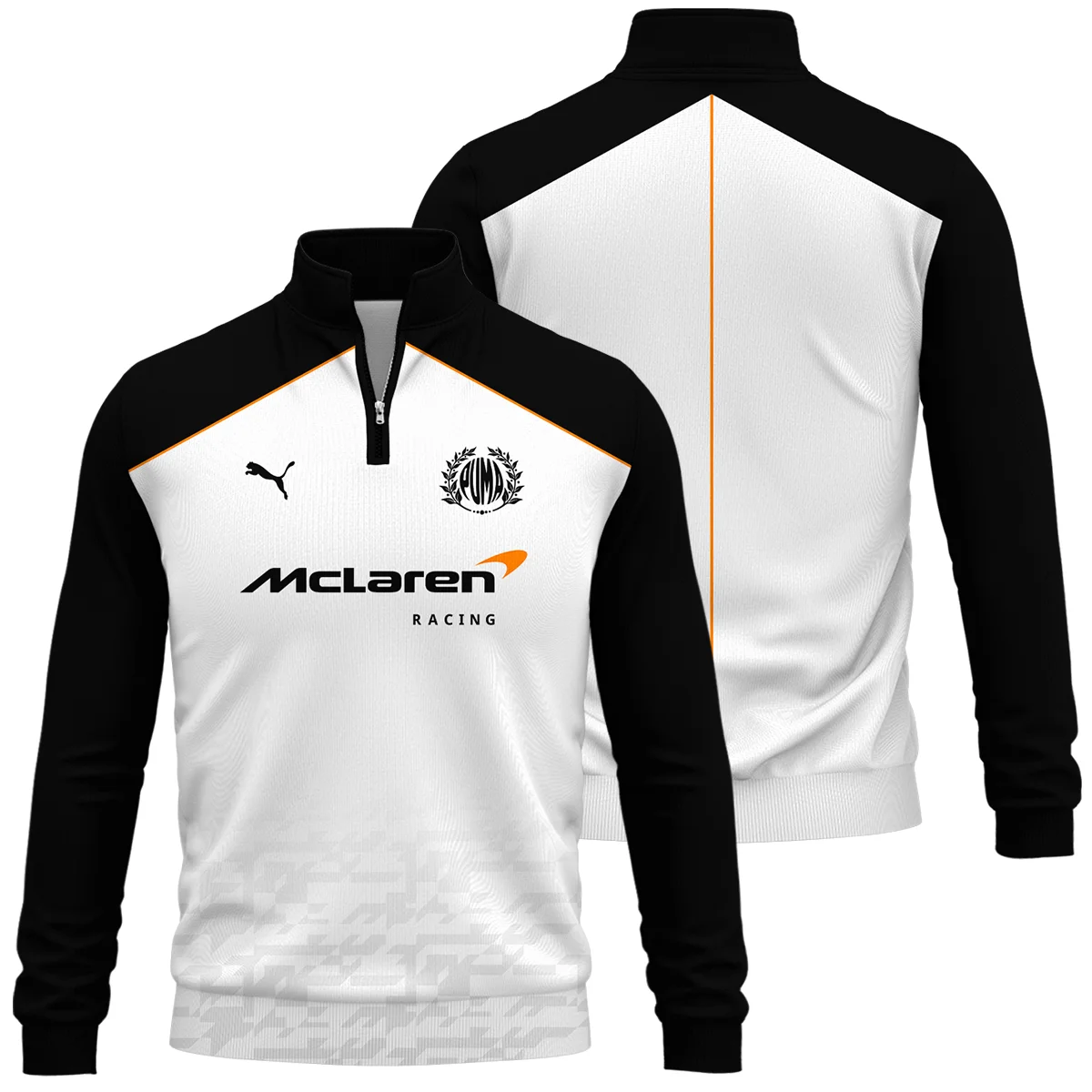 2026 McLaren x F1 Teamwear For Fans Quarter Zip Sweatshirt BLVAMCL230125A02QZS - Race Day Design