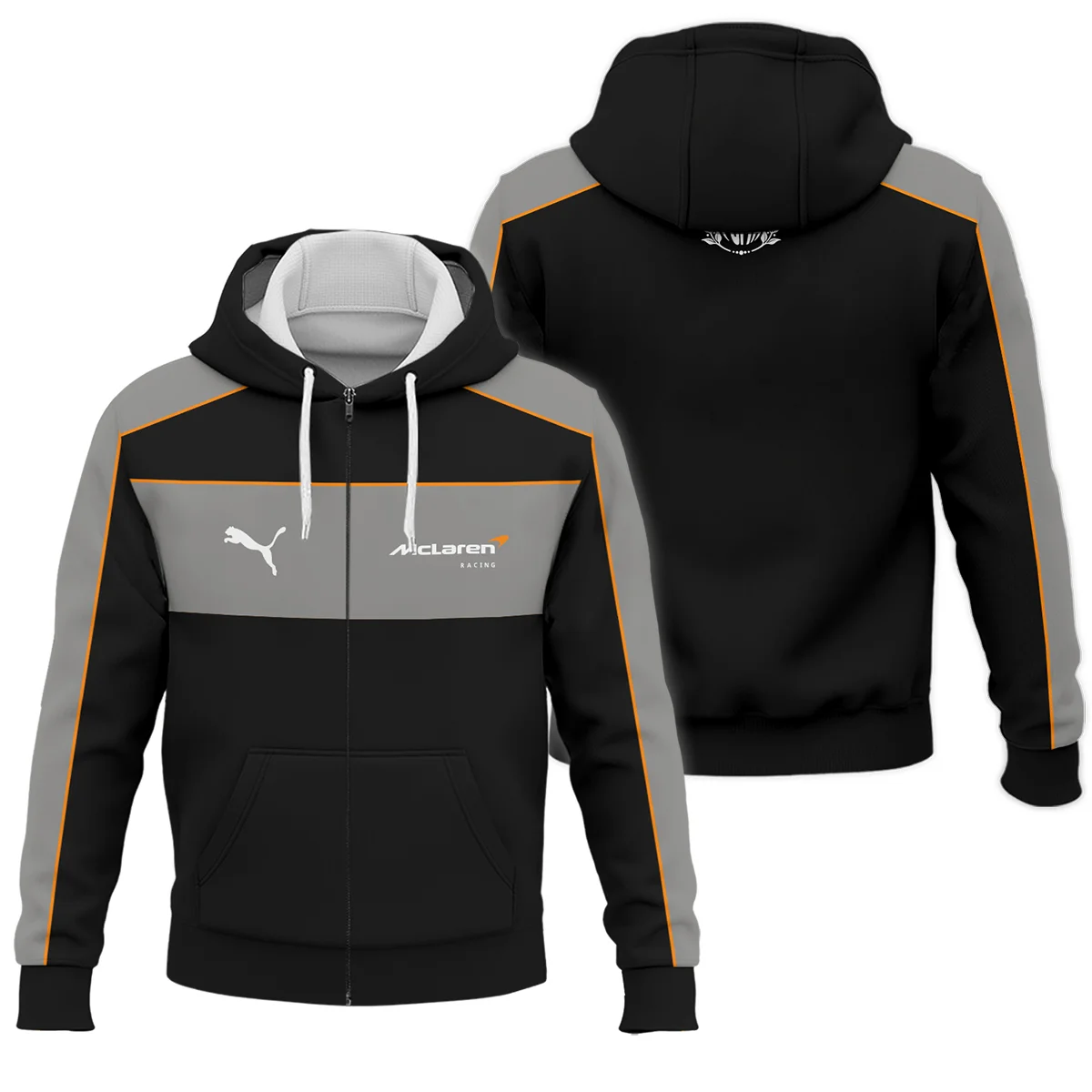 2026 McLaren x F1 Teamwear For Fans Zipper Hoodie BLVAMCL230125A01ZHD - Racing Lifestyle Clothing