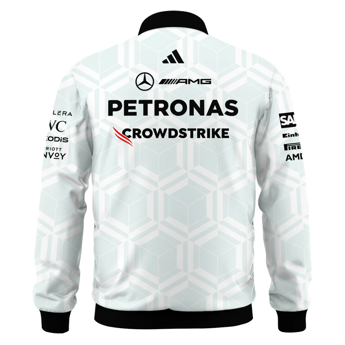 2026 Mercedes F1 Teamwear Bomber BLVAMER1226A2BB - Image 3