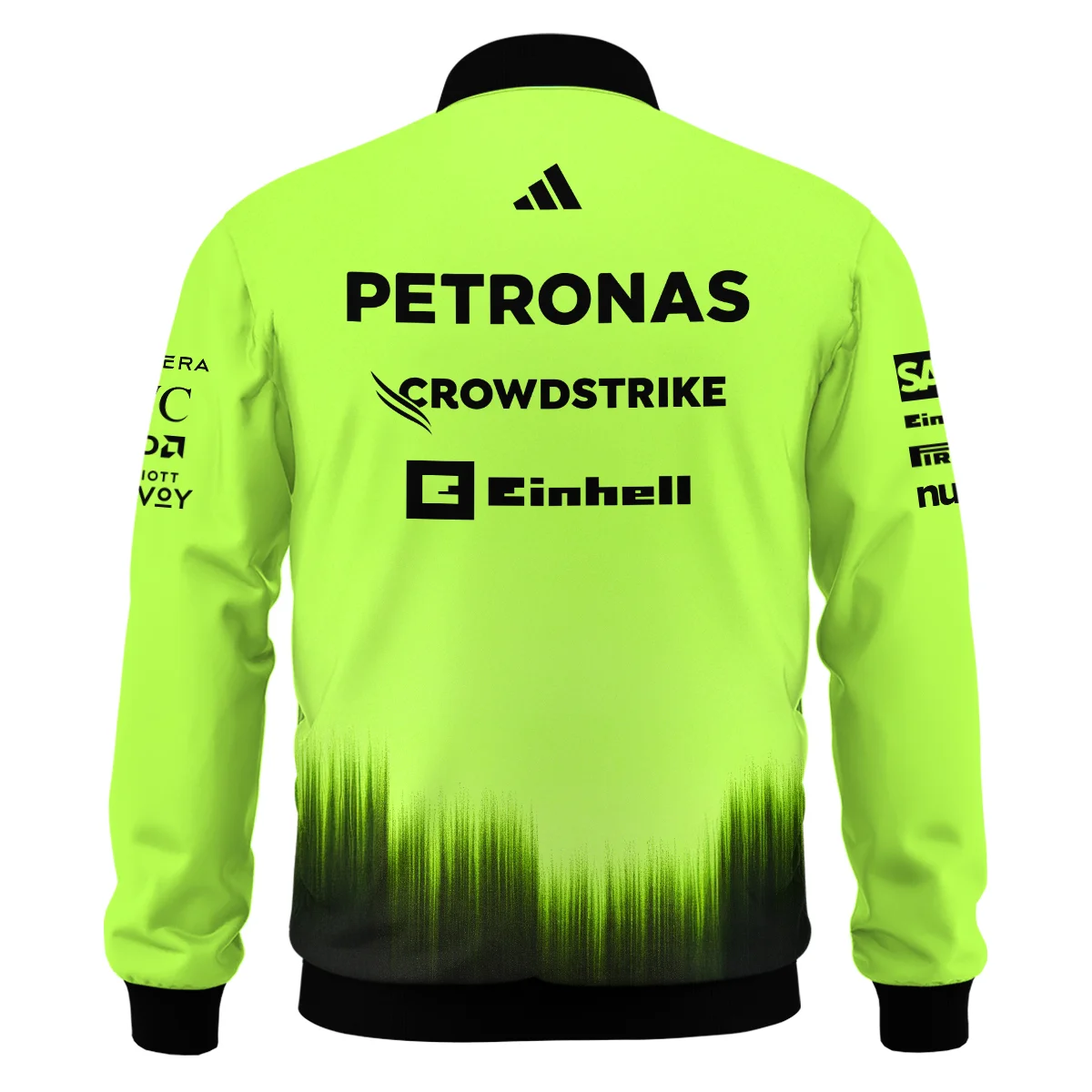 2026 Mercedes F1 Teamwear Bomber BLVAMER1226A5BB - Green - Image 3