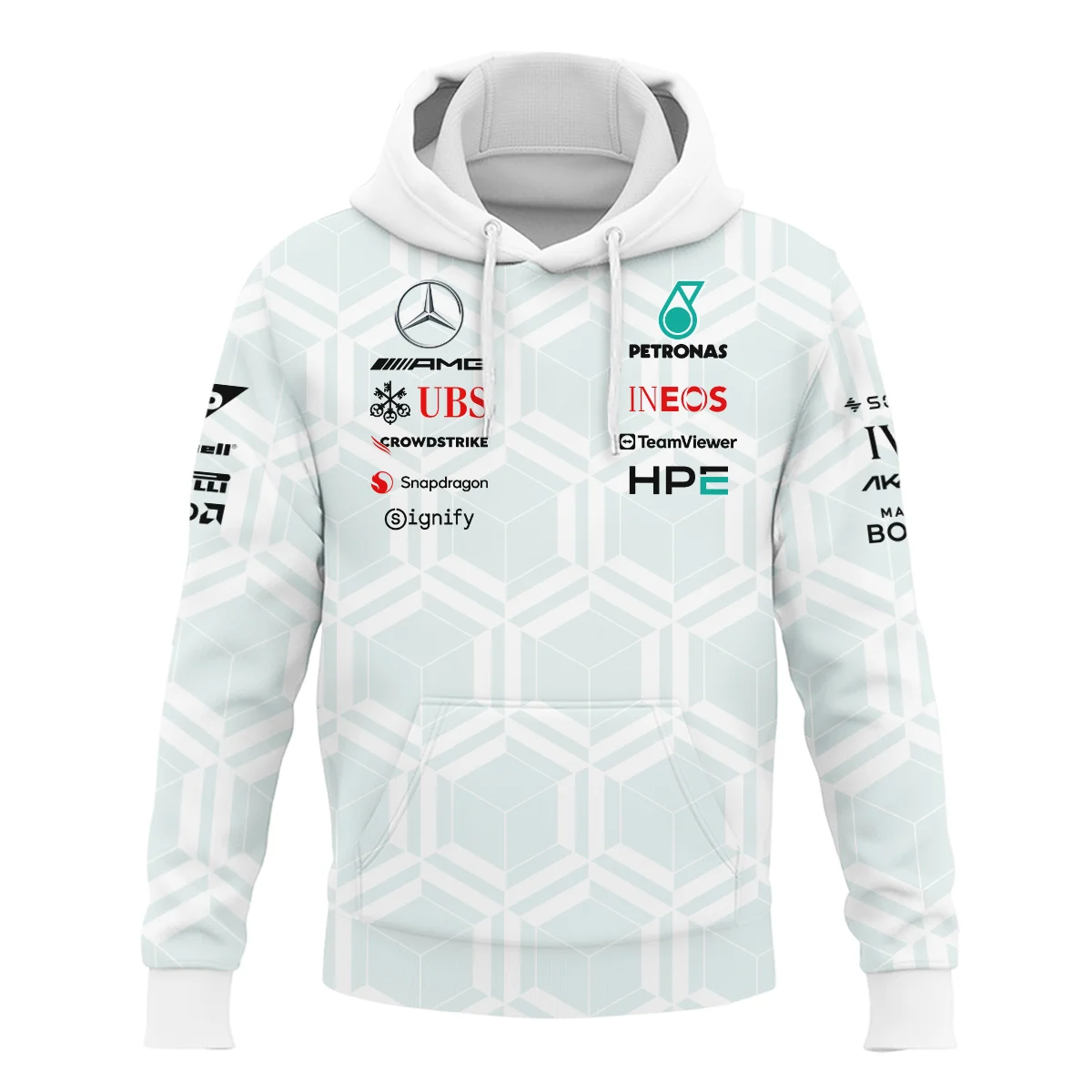 Alternative view of 2026 Mercedes F1 Teamwear Hoodie BLVAMER1226A2HD