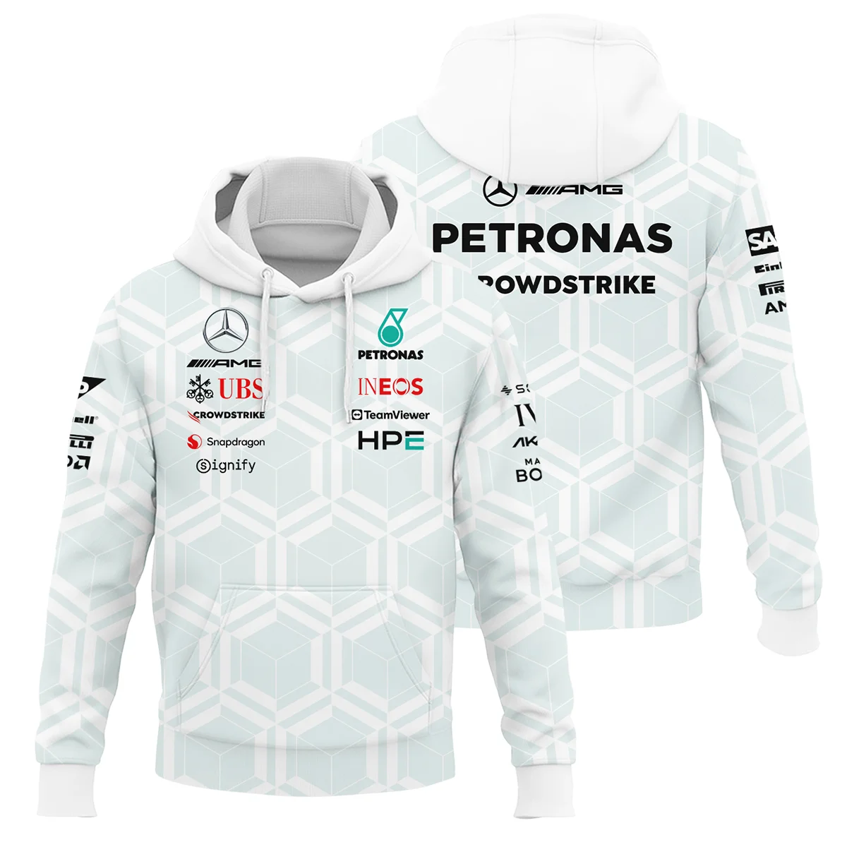2026 Mercedes F1 Teamwear Hoodie BLVAMER1226A2HD