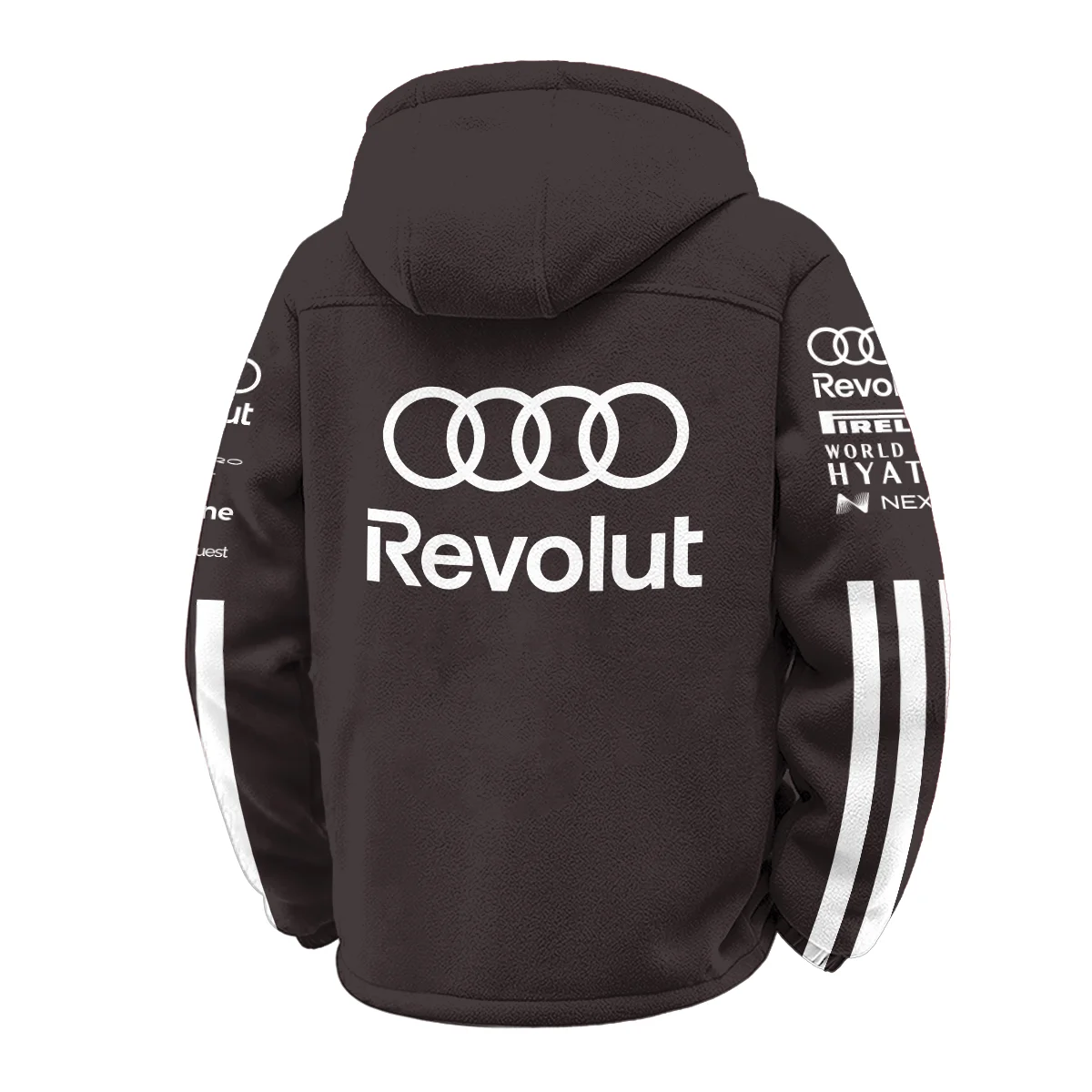2026 Nico Hulkenberg Audi F1 Teamwear For Fans Winter Fleece Jacket BLVAAUDI230125A01WFJ - Image 3