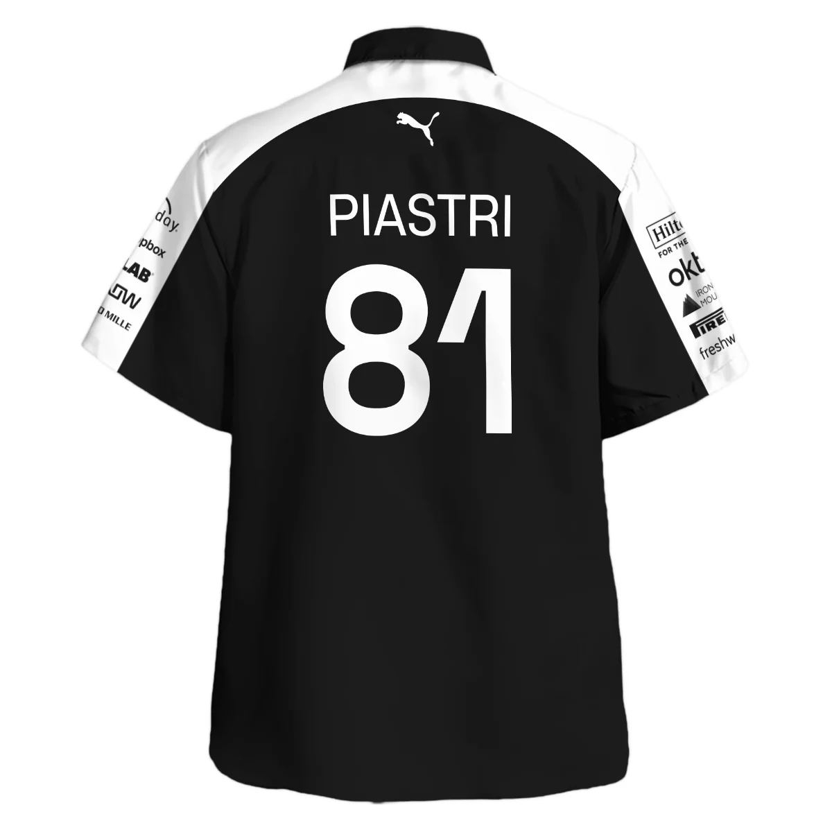 2026 Oscar Piastri McLaren F1 Teamwear Hawaiian Shirt BLOP4226A2HW - White - Image 3