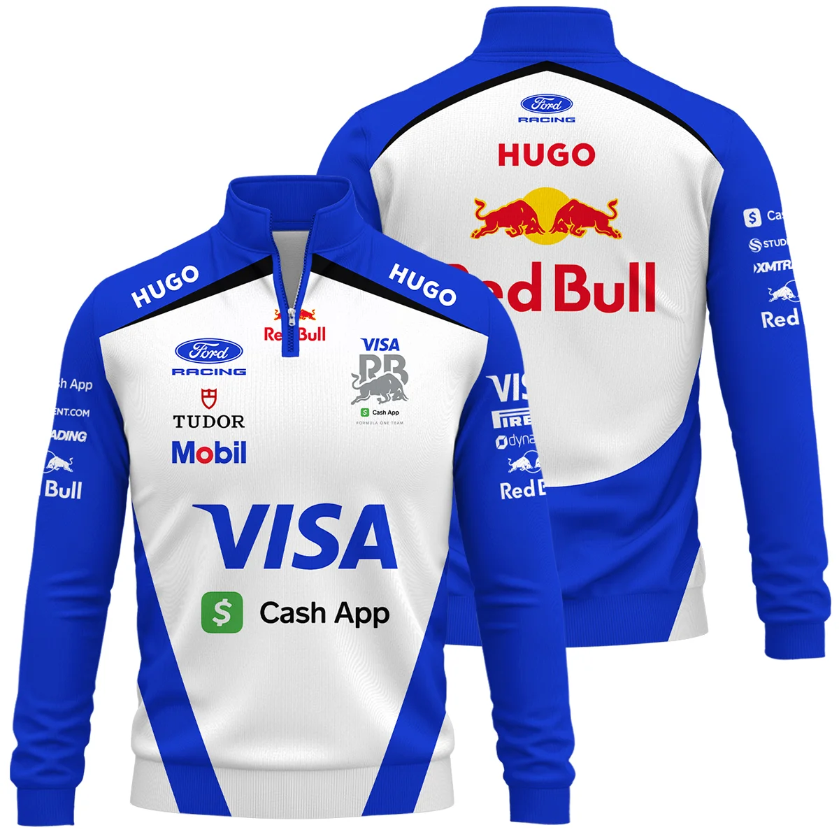 2026 Racing Bulls F1 Teamwear For Fans Quarter-Zip Sweatshirt BLVARAC160125A01QZS - Trackside Outfit
