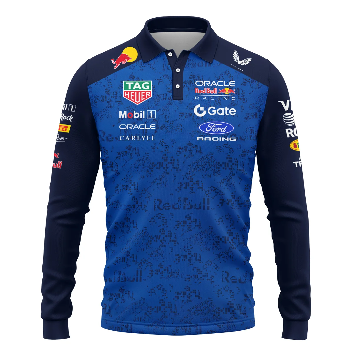 2026 Red Bull Racing F1 Teamwear For Fans Long Polo Shirt BLVARB160125A03LPL - Motorsport Apparel - Image 2