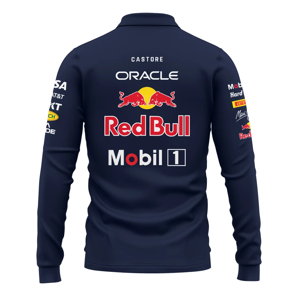2026 Red Bull Racing F1 Teamwear For Fans Long Polo Shirt BLVARB160125A03LPL - Motorsport Apparel - Image 3
