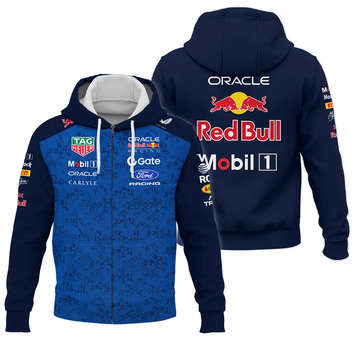 2026 Red Bull Racing F1 Teamwear For Fans Zipper Hoodie BLVARB160125A03ZHD - Motorsport Apparel