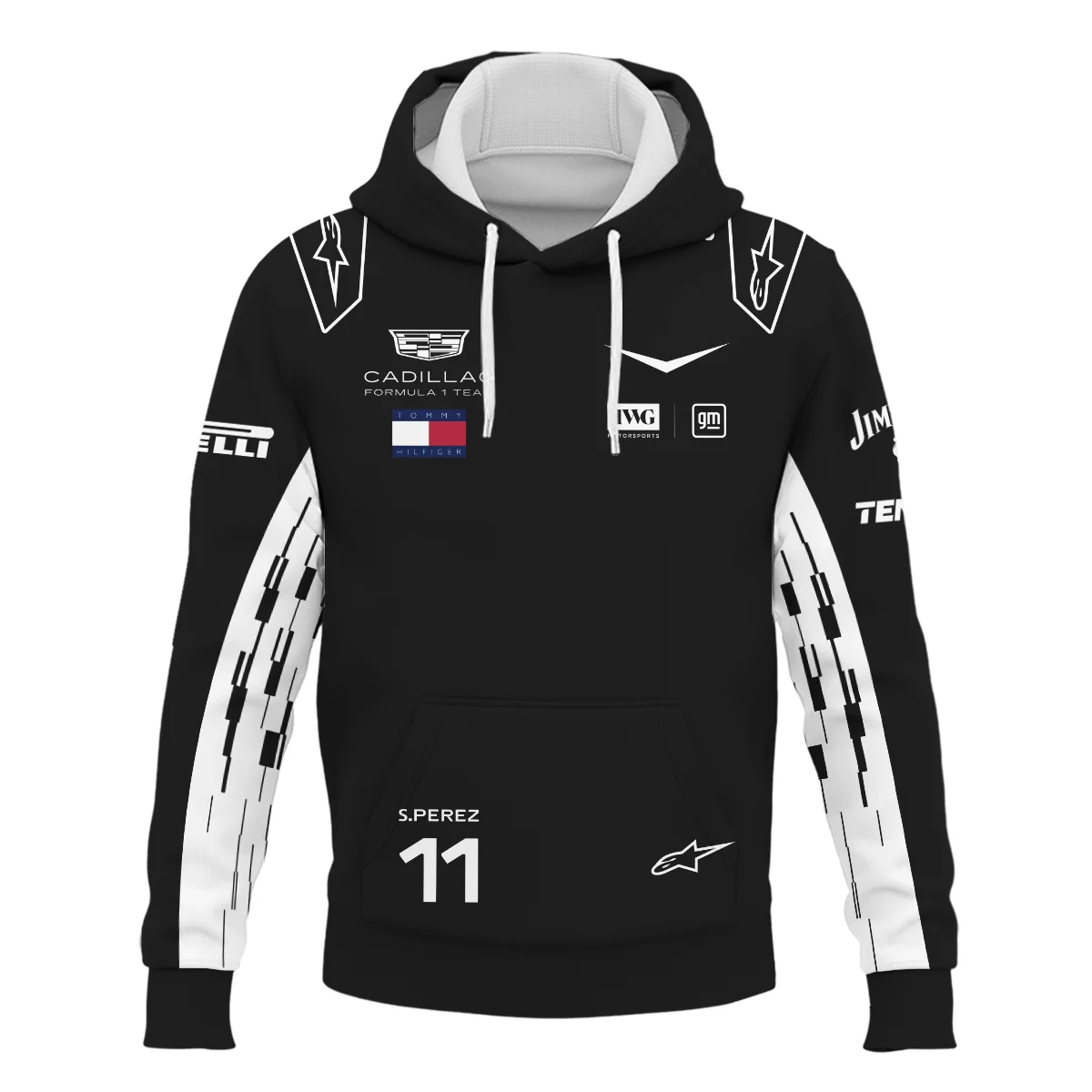 2026 Sergio Perez Cadillac F1 Team Apparel Hoodie BLVA9326SP3HD - Image 2