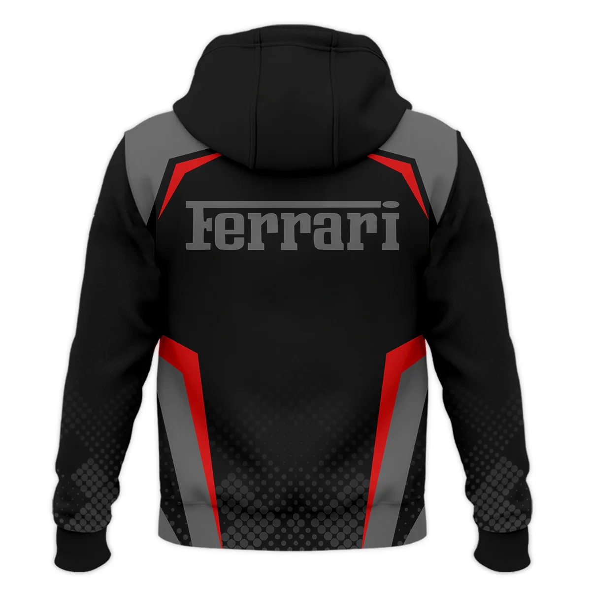 Ferrari F1 Teamwear Zipper Hoodie BLVA5326A3FRRZHD - Image 3