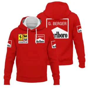 1988 Gerhard Berger Racing Suit Ferrari F1 Hoodie BLGB261025A1HD - Pit Lane Clothing