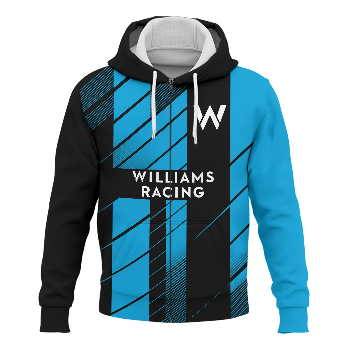 Williams F1 Teamwear Zipper Hoodie BLVA5326A2WILZHD - Image 2