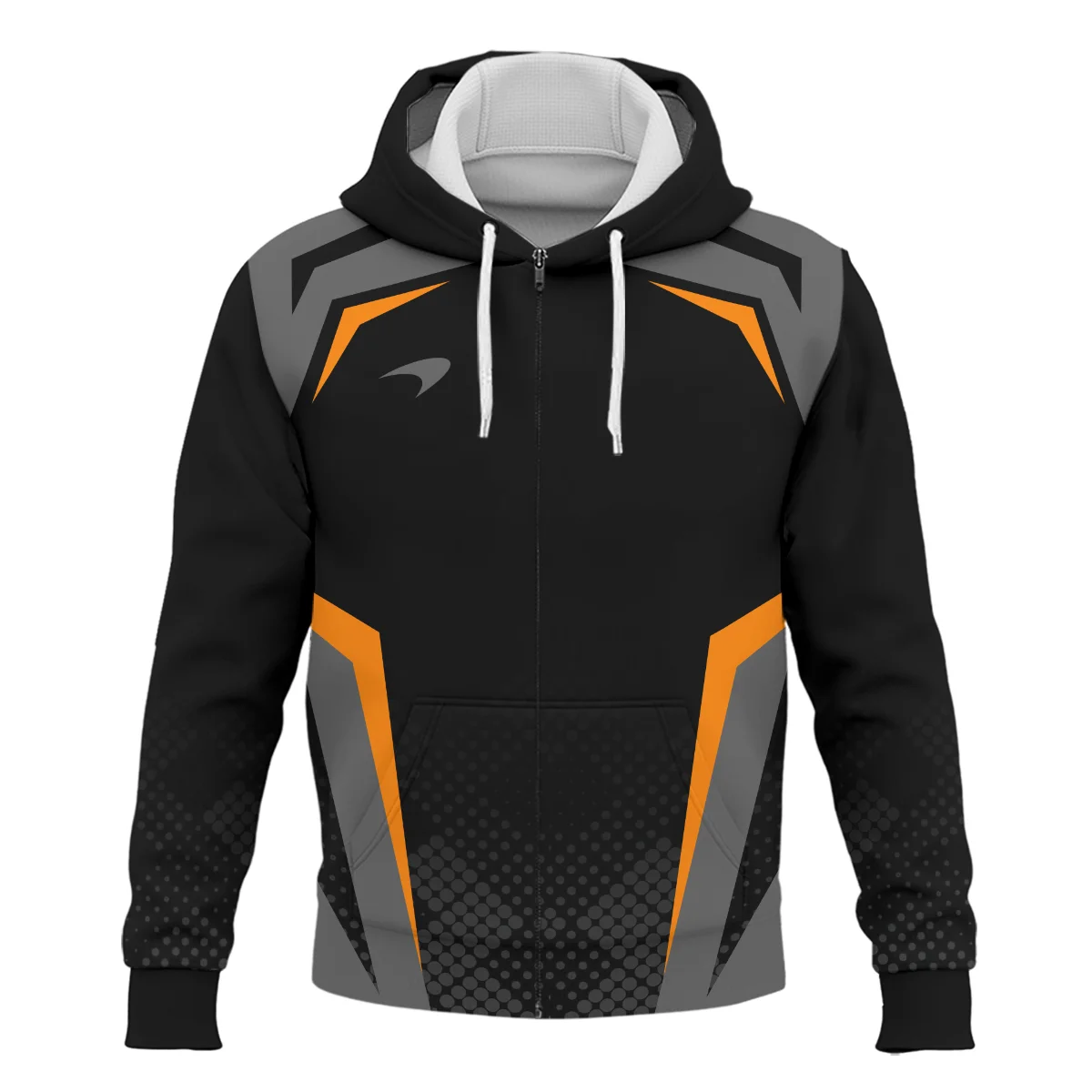 McLaren F1 Teamwear Zipper Hoodie BLVA5326A3MCLZHD - Image 2
