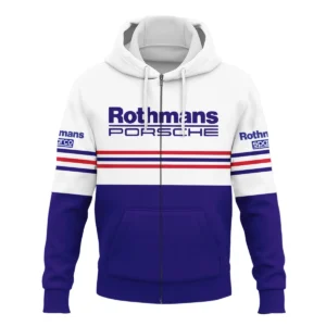 Alternative view of 1984 Jack Brabham Rothmans Porsche 962 Zipper Hoodie BLVAJB080725A03ZHD