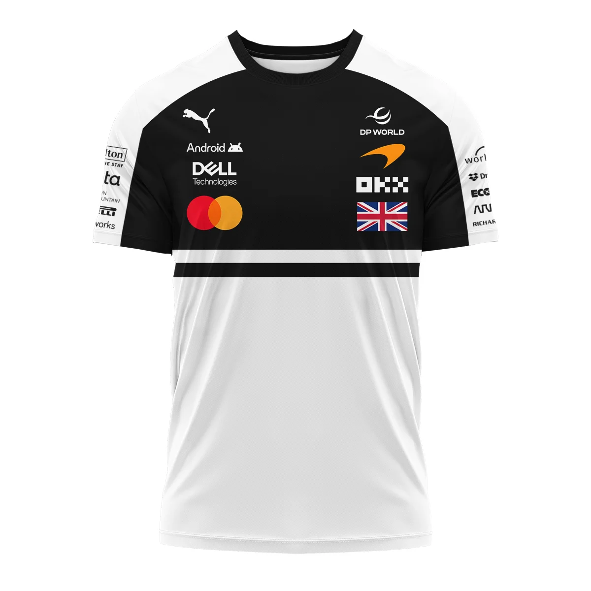 2026 Lando Norris McLaren F1 Teamwear T-Shirt BLNR26126A2TS - White - Image 2