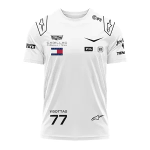 Alternative view of 2026 Valtteri Bottas Cadillac F1 Team Apparel T-Shirt BLVA9326VB4TS