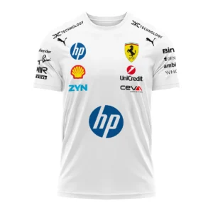 Alternative view of 2026 Hamilton 44 Ferrari F1 Teamwear T-Shirt BLVAFRR2226A4TS