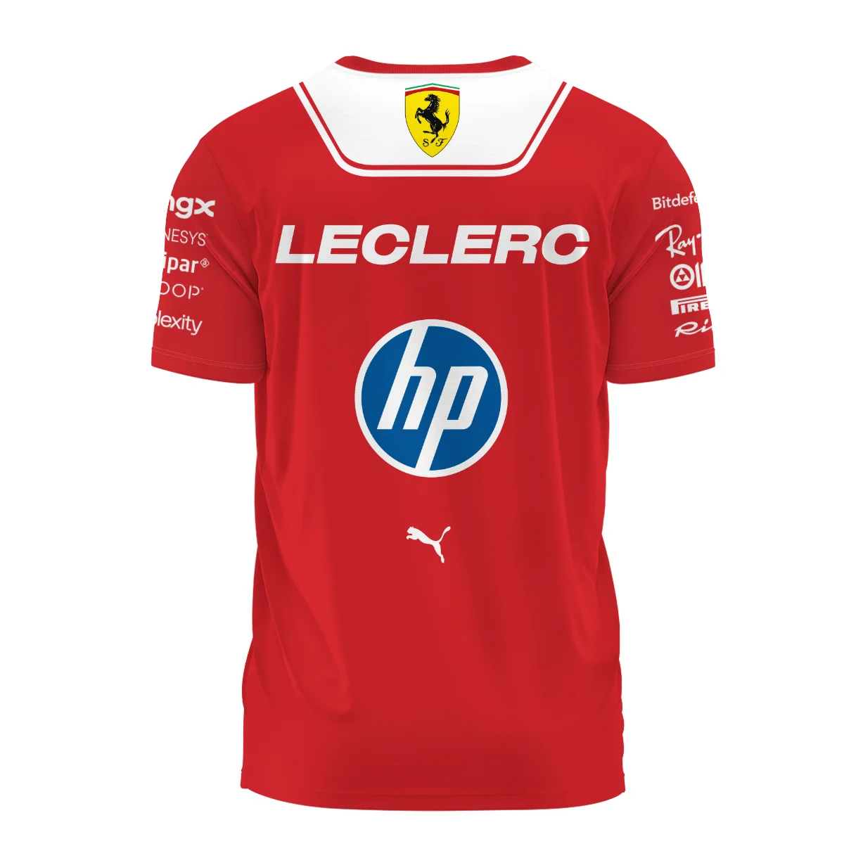 2026 Charles Leclerc Ferrari F1 Teamwear T-Shirt BLVAFRR2226A1TS - Image 3