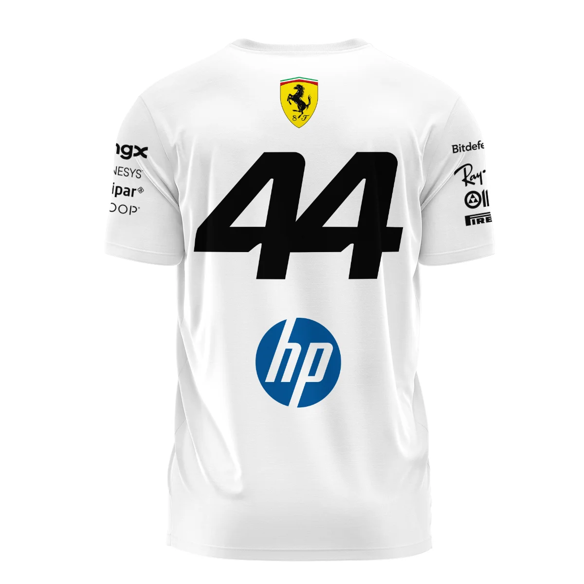 2026 Hamilton 44 Ferrari F1 Teamwear T-Shirt BLVAFRR2226A4TS - Image 3