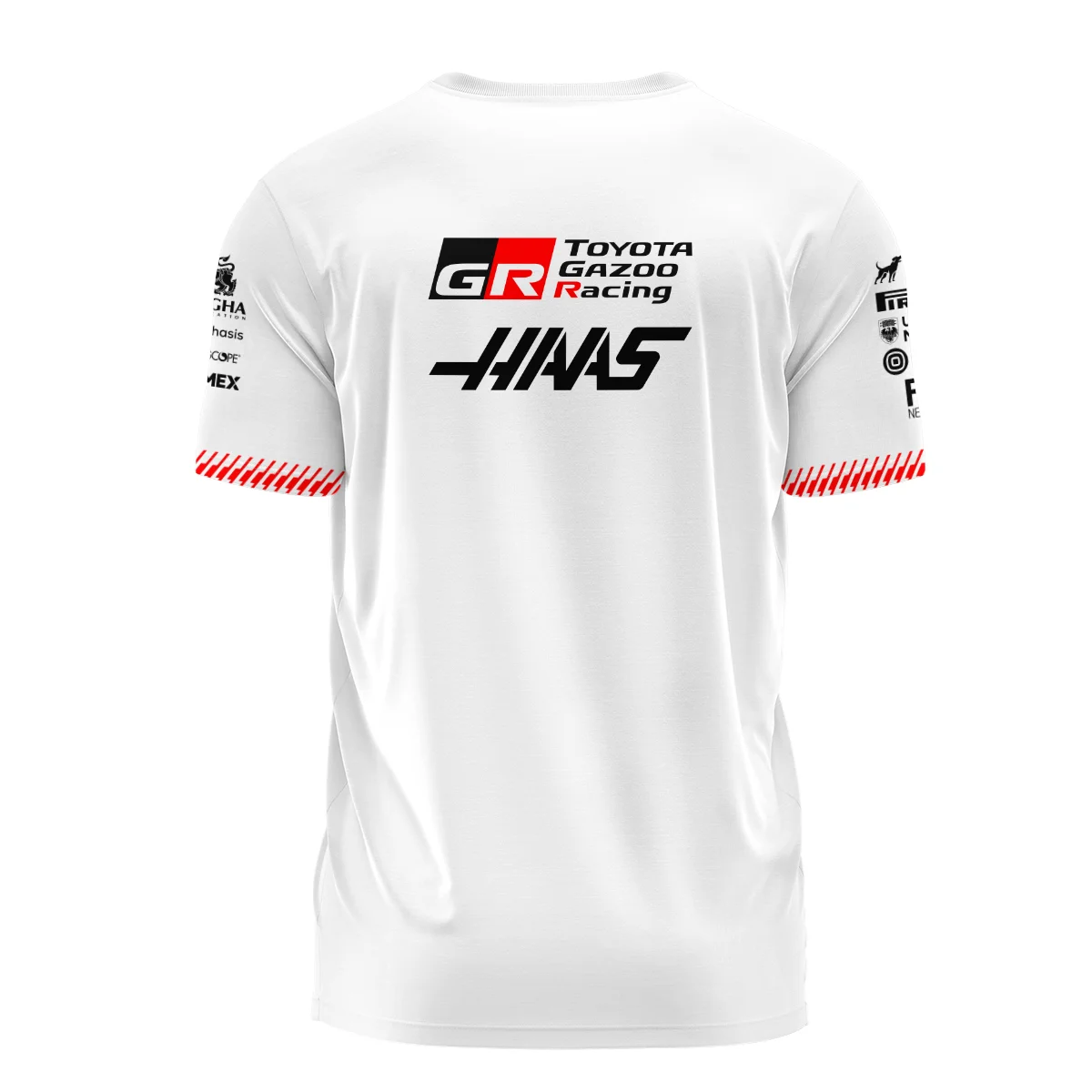 2026 Haas F1 Teamwear T-Shirt BLVAHAAS9226A2TS - White - Image 3