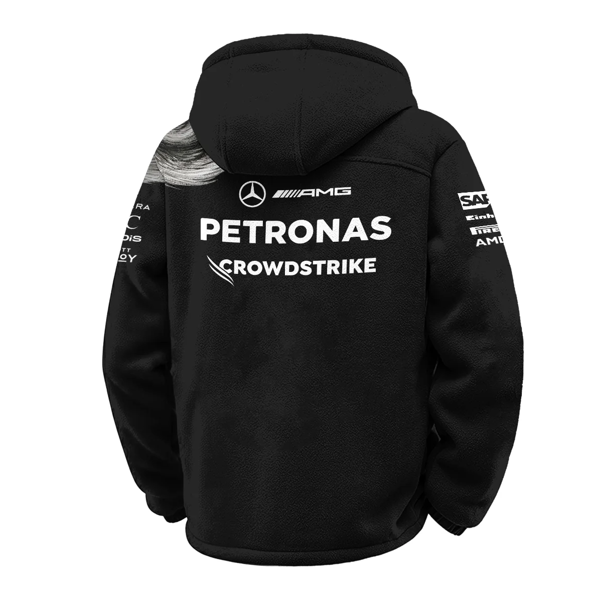 2026 Mercedes x Y-3 Japan GP F1 - Winter Fleece Jacket BLMER18326A2WFJ - Image 3