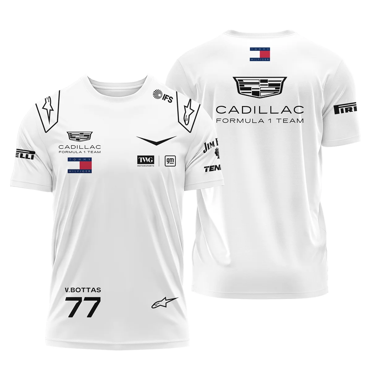 2026 Valtteri Bottas Cadillac F1 Team Apparel T-Shirt BLVA9326VB4TS