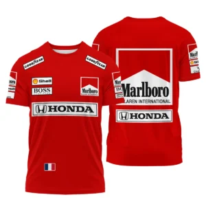 1989 Alain Prost Racing Costume Ferrari F1 Team T-Shirt BLVAAP070725A01TS - Race Day Outfit