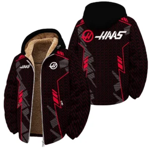 Haas F1 Teamwear Winter Fleece Jacket BLVA5326A1HAASWFJ - Trackside Outfit