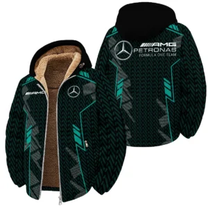 Mercedes F1 Teamwear Winter Fleece Jacket BLVA5326A1MERWFJ