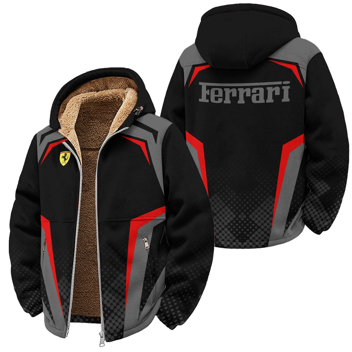 Ferrari F1 Teamwear Winter Fleece Jacket BLVA5326A3FRRWFJ