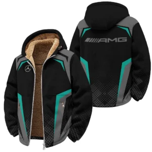 Mercedes F1 Teamwear Winter Fleece Jacket BLVA5326A3MERWFJ - Trackside Outfit