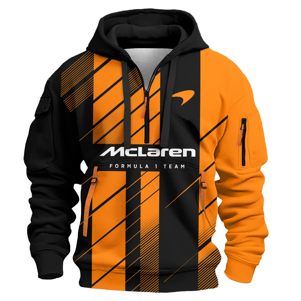 McLaren F1 Teamwear Hoodie Half Zip BLVA5326A2MCLHDF - Image 2