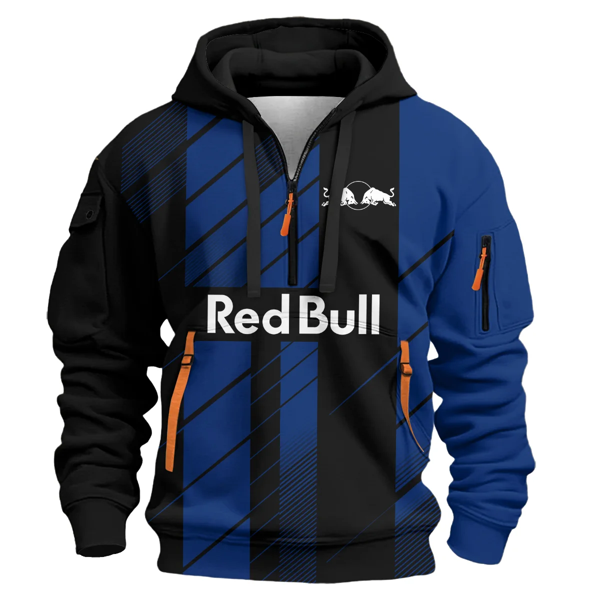 Red Bull Racing F1 Teamwear Hoodie Half Zip BLVA5326A2RBRHDF - Image 2