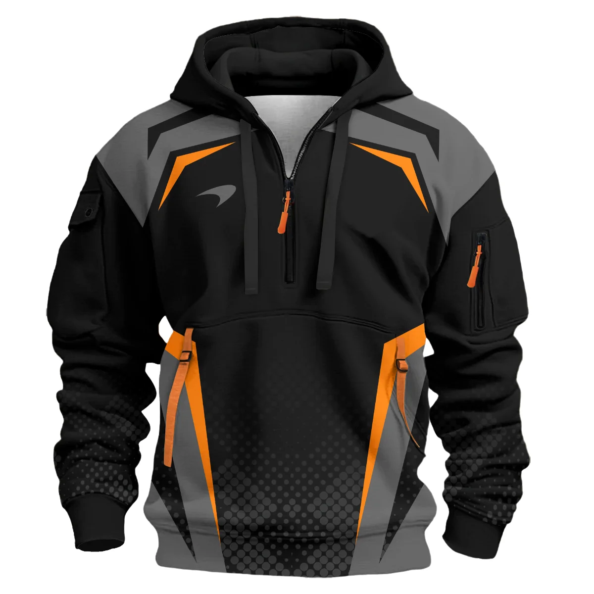 McLaren F1 Teamwear Hoodie Half Zip BLVA5326A3MCLHDF - Image 2