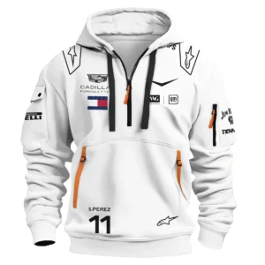Alternative view of 2026 Sergio Perez Cadillac F1 Team Apparel Hoodie Half Zip BLVA9326SP4HDF