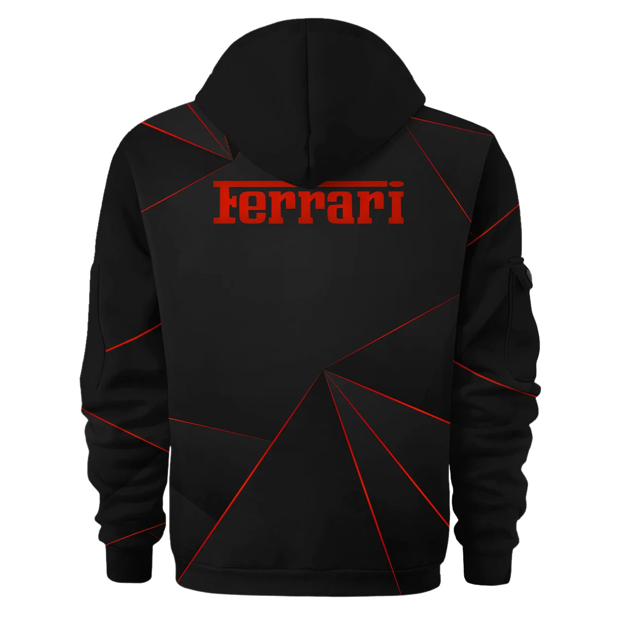 Ferrari F1 Teamwear Hoodie Half Zip BL8326A1FRRHDF - Image 3