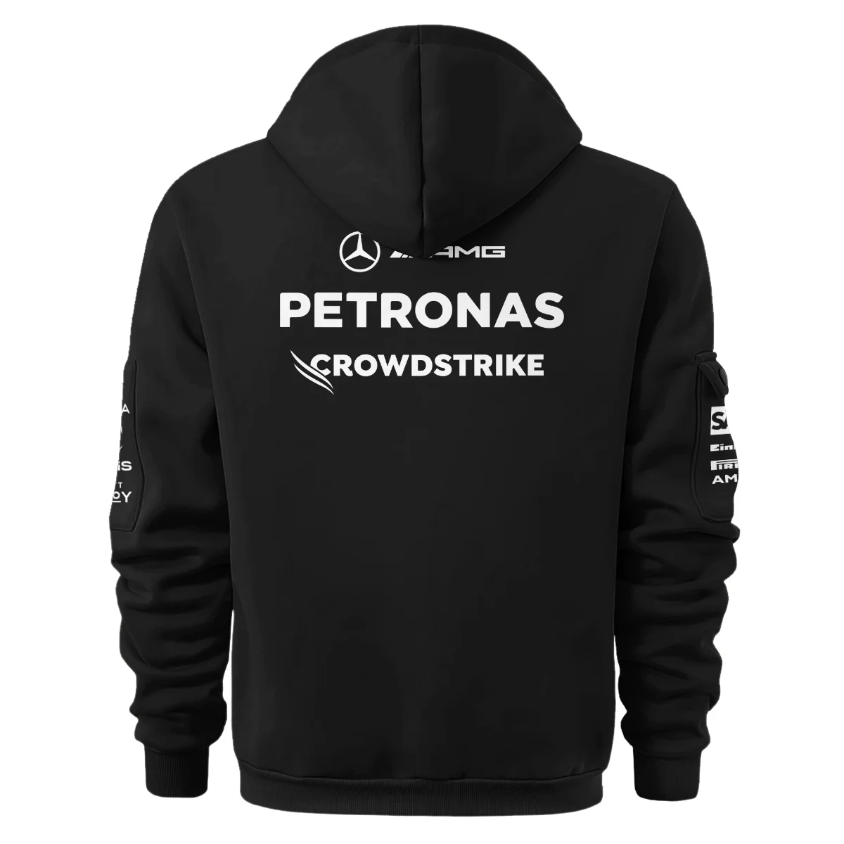 2026 Japan GP Y-3 x Mercedes F1 - Hoodie Half Zip BLMER18326A1HDF - Image 3