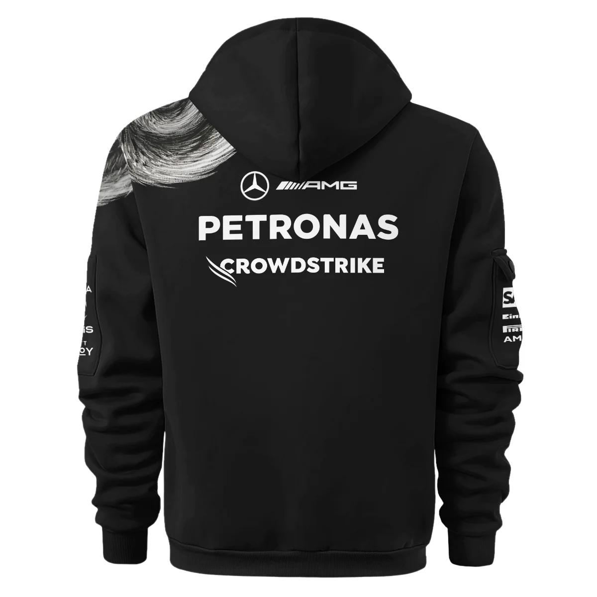 2026 Mercedes x Y-3 Japan GP F1 - Hoodie Half Zip BLMER18326A2HDF - Image 3