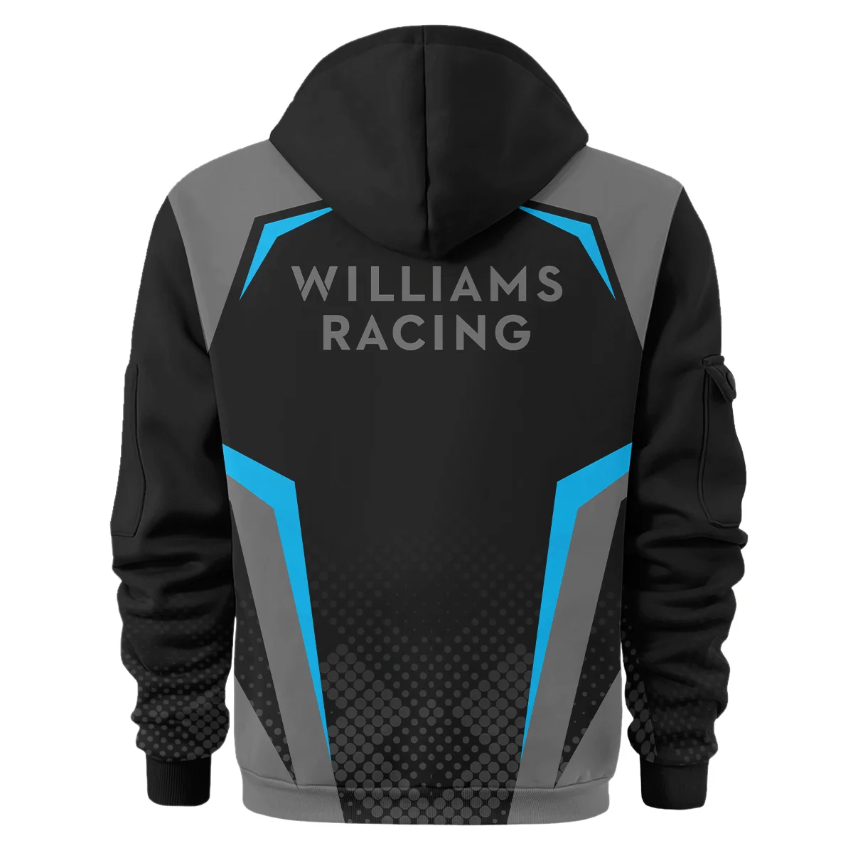 Williams F1 Teamwear Hoodie Half Zip BLVA5326A3WILHDF - Image 3