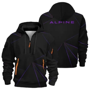 Alpine F1 Teamwear Hoodie Half Zip BL8326A1ALPHDF