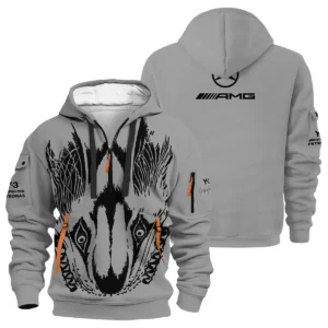 2026 Y-3 x Mercedes F1 - Hoodie Half Zip BLMER18326A4HDF