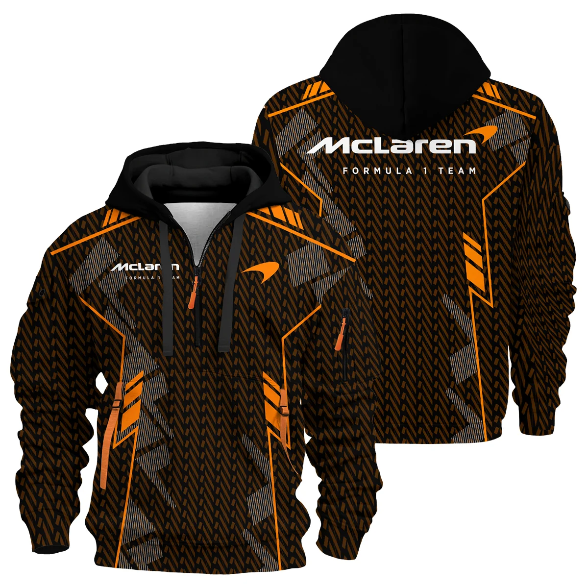 McLaren F1 Teamwear Hoodie Half Zip BLVA5326A1MCLHDF